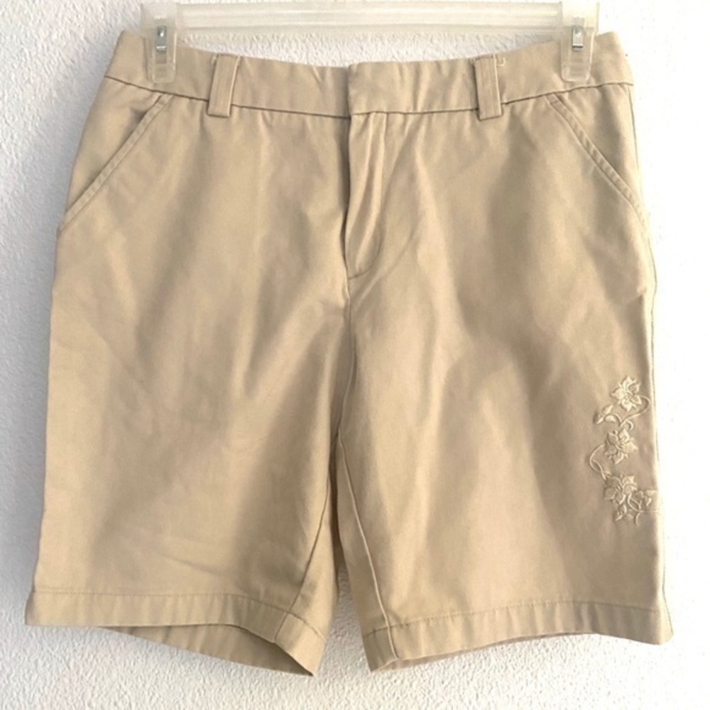 Dockers women’s vintage embroidered shorts-10